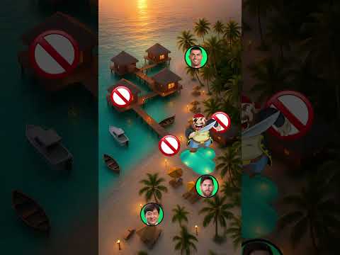 مستر بيست ورونالدو عالقان في جزيرة القراصنة!