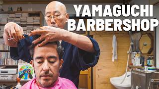 💈 ASMR Haircut & Shave at 105 Year Old Japanese Barbershop | Yamaguchi Barber X Nomad Barber