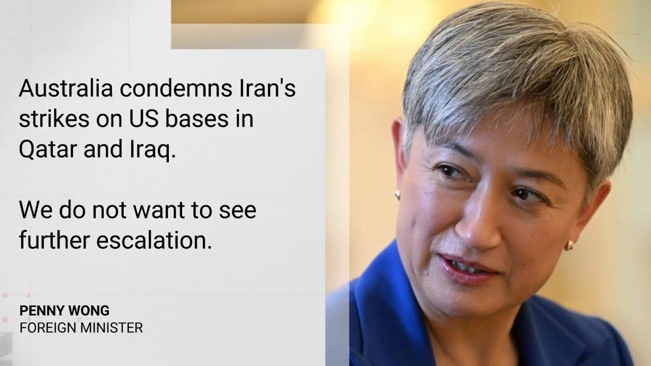 Australian government condemns Iranian strikes on US base
