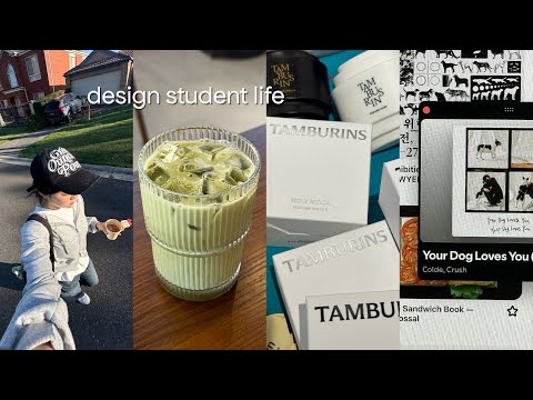 s5 vlog🍵 life as a design student; final assignments and the start of spring!