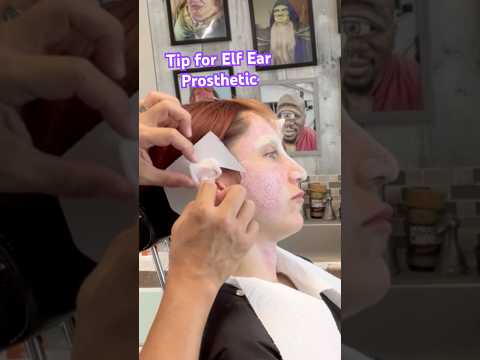 Tip for Elf 🧝♀️ Ear prosthetic #cosplay #specialeffects