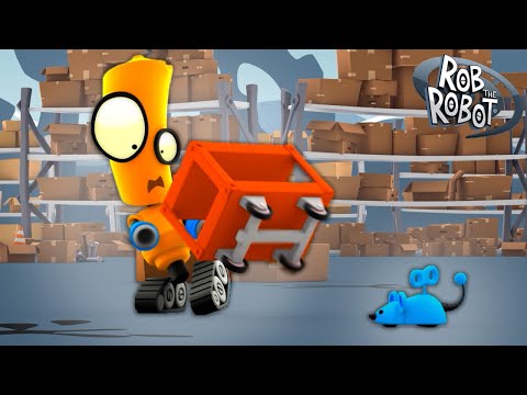 Squeaky Clean Getaway 🐭 | Rob The Robot | Preschool Learning