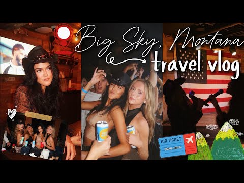 Big Sky, Montana Travel Vlog //  a week in my life in montana, après skii, music video filming