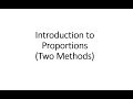 Understanding Proportions and Fractions