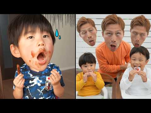 【Funny Dad🕺🌈】 Yoshipapa's funny video🥳🥳🥳#longvideo#よしパパ#baby #dad#happening#cute
