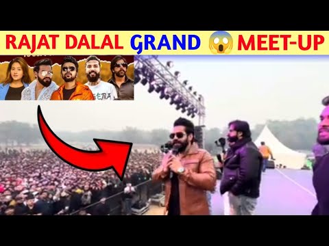 🤯Rajat Dalal Grand Meetup Video || Big Youtubers @RajveerFitnessSeries @TheSocialFactory