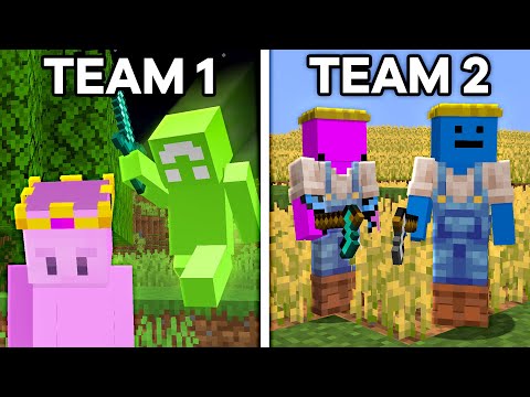 Minecraft Manhunt, But There's Teams REMATCH