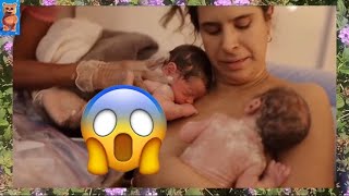 How to have safe and peaceful twins home birth #viralvideo