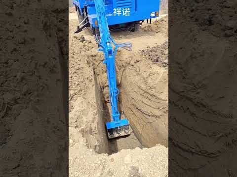 Excavator video Excavator with vehicle excavator with vehicle