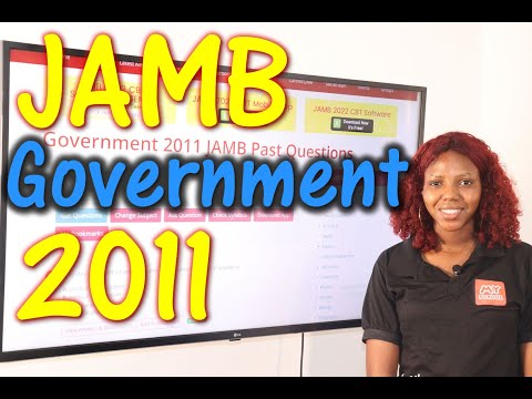 JAMB CBT Government 2011 Past Questions 1 - 25