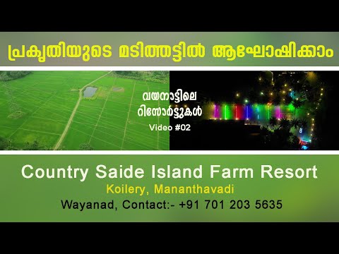 പ്രകൃതിയുടെ മടിത്തട്ടിൽ ആഘോഷിക്കാം | Country saide island Farm Resort koilery Mananthavadi Wayanad