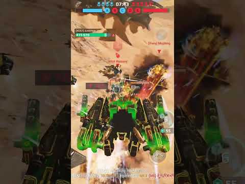 Life advice: don't try tank #UE #Hawk's beam #warrobots War Robot #gaming #wr #livinglegend