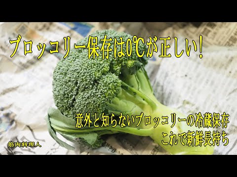 ブロッコリー保存は0℃が正しい！意外と知らないブロッコリーの冷蔵保存、茹で方、レンジ蒸しも紹介