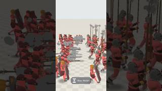 This Charge Looked INSANE in Slow Motion!? #funbattlesimulator #simulation #shorts
