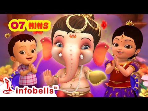 விநாயக சக்தி விநாயக, யானை முக நாயக | Tamil Rhymes for Children | Infobells
