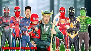 Tim Superhero Mengunjungi Rumah Loki - Spiderman Team IDN
