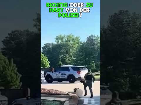 Festnahme nach Flucht vor der Polizei! Zu hart?!