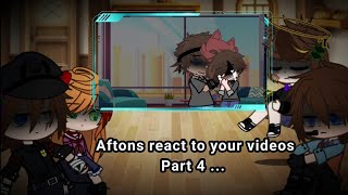 (Part 4) Aftons react to memes || angst || Afton family 🥀