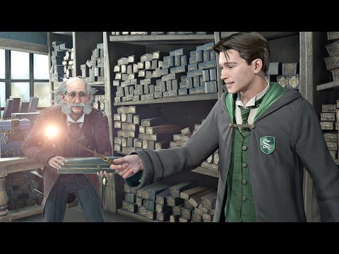 Hogwarts Legacy – Picking Wand At Ollivanders & Wand Customization Scene (4K 60FPS) 2023