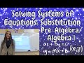 Solving Systems of Equations with Substitution