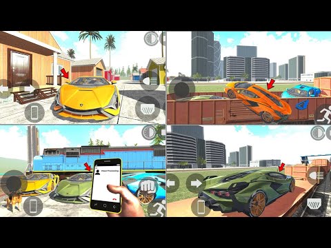 Lamborghini Sports Car Cheat Code in Indian bike driving 3d | Indian bike driving 3d new update|