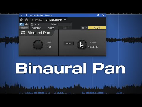 Binaural Pan #StudioOneMinute