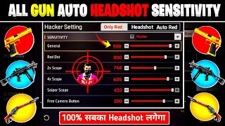 Free Fire Headshot Setting After Ob49 Update 2025⚡Best Sensitivity Settings ⚙️| Sensitivity Setting