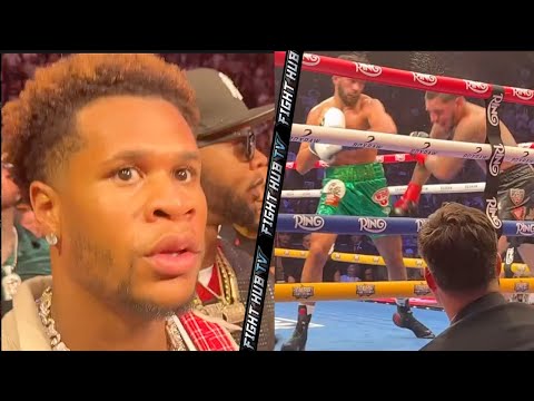 Devin Haney SHOCKED after Edgar Berlanga BRUTAL KO vs Sheeraz!