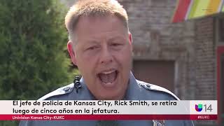 El jefe de policia de Kansas City, Rick Smith, se retira luego de cinco años en la jefatura.