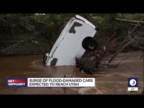 Utah could be hit by a surge of flood-damaged cars in the wake of Helene’s stormwaters