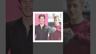 Justin Bieber VS Shawn Mendes throughout the years 2013-2026 #shawnmendes #justinbieber #jb #bieber
