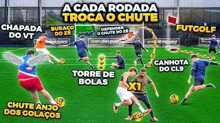 A CADA RODADA TROCA O CHUTE!! (NÃO PODE REPETIR O CHUTE) 🥶*EMOCIONANTE ATÉ O FINAL* 