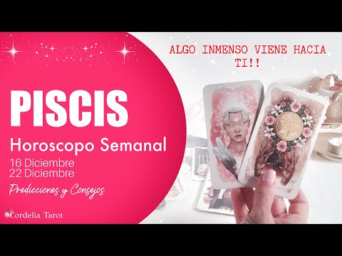 ⭐️PISCIS! ME IMPRESIONÓ TU LECTURA!! NUNCA CANALICÉ TAN PROFUNDO Horóscopo / Tarot Semanal Cordelia