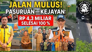 Rp 4,3 Miliar! Jalan Pasuruan–Kejayan Mulus Lagi, Warga Senang