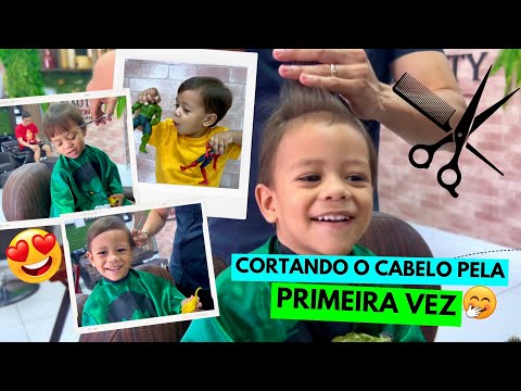 CORTANDO O CABELO PELA PRIMEIRA VEZ NO SALÃO