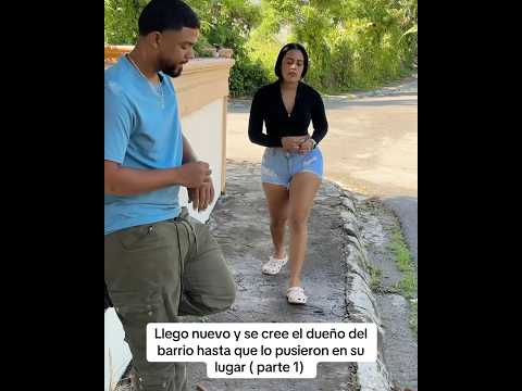 😱Llegó Nuevo  y se cree el dueño del barrio hasta que lo pusieron en su lugar parte 1 #viral #video