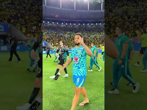 QUE NOITE DA SELEÇÃO NO MARACANÃ! 🇧🇷🔥 #shorts