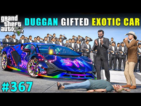 DUGGAN BOSS GIFTED MOST EXPENSIVE SUPER CAR TO MICHAEL | GTA V GAMEPLAY #367 | GTA 5