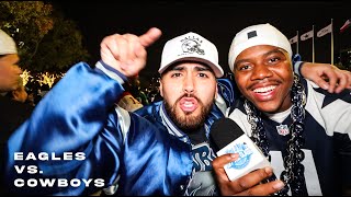 COWBOYS FANS REACT TO COMEBACK WIN VS. THE EAGLES!