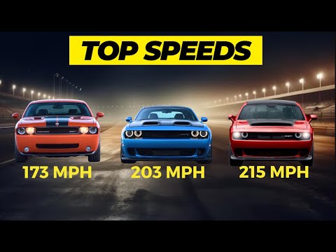 How Fast is the Dodge Challenger? - Top Speed Video - Every Engine (2008-2023 V6 & V8s) *Re-Upload