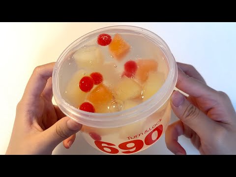 🍒후르츠 칵테일 액괴 만들기🍍/ 투명 액괴 / <strong>액체괴물</strong> / 지글리 / slime