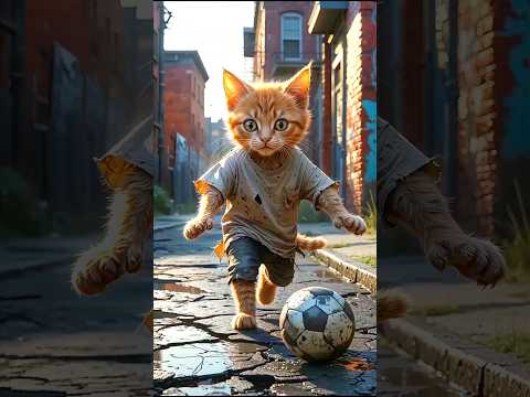 বিড়ালটি আজকে বল খেললো 🤾#shorts #cat