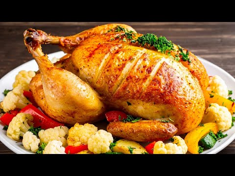 Pollo asado al horno! ¡La abuela me enseñó este truco! El secreto para cocinar pollo!