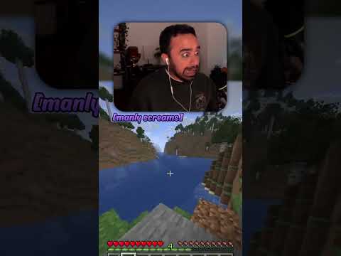 Squeex gets shocked by creeper #minecraft #mcyt #livestreamfails