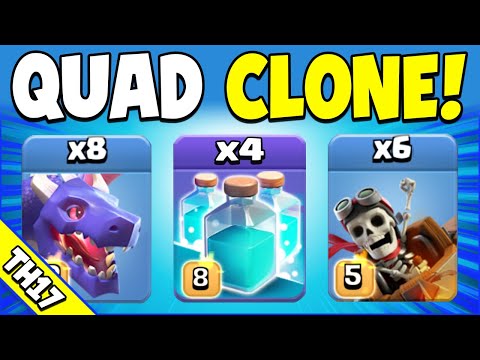 Fun: 10/10 Power: 10/10! Easy TH17 Attack Strategy (Clash of Clans)