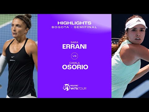 Sara Errani vs.  Camila Osorio | 2024 Bogota Semifinal | WTA Match Highlights