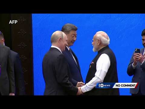 Putin, Xi, Modi and Shehbaz Sharif pose for photo at SCO summit
