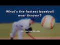 Pitching Speed and Techniques in Baseball