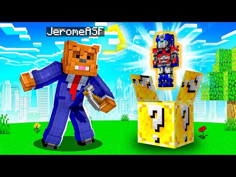 I Added CHAOTIC Transformers Lucky Blocks Into Minecraft