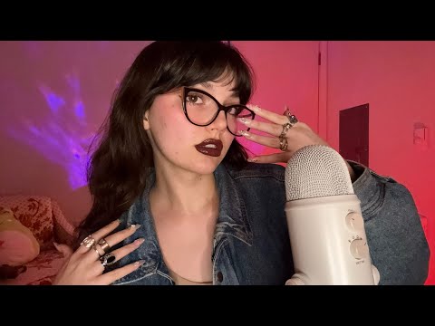 ASMR | Fast Fabric Scratching, Ring Sounds, Hand Sounds, Mouth Sounds, Glasses Tapping, More